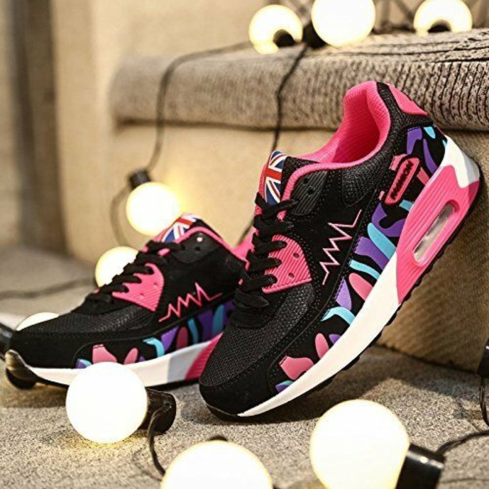 OUOUVALLEY WOMENS FASHION PLATFORM SNEAKERS.